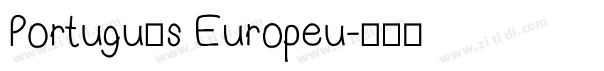 Português Europeu字体转换